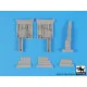 Black Dog A48160 1/48 A-4 Skyhawk wheel bays + engine for Hobby boss