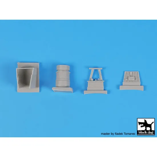 Black Dog A48160 1/48 A-4 Skyhawk wheel bays + engine for Hobby boss