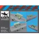 Black Dog A48161 1/48 A-4 Skyhawk electronics + spine for Hobby boss