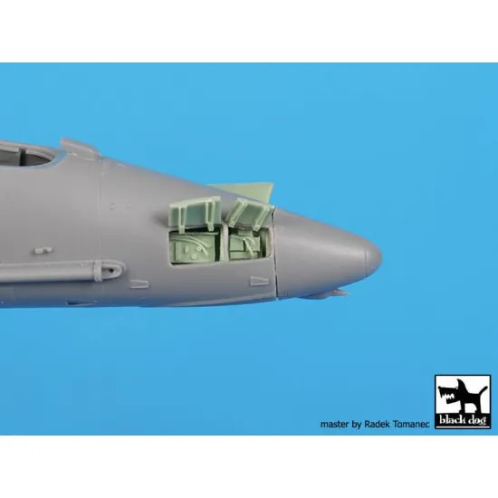 Black Dog A48161 1/48 A-4 Skyhawk electronics + spine for Hobby boss