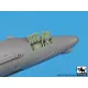 Black Dog A48161 1/48 A-4 Skyhawk electronics + spine for Hobby boss