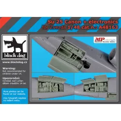 Black Dog A48163 1/48 SU-25 canon + electronics for Zvezda