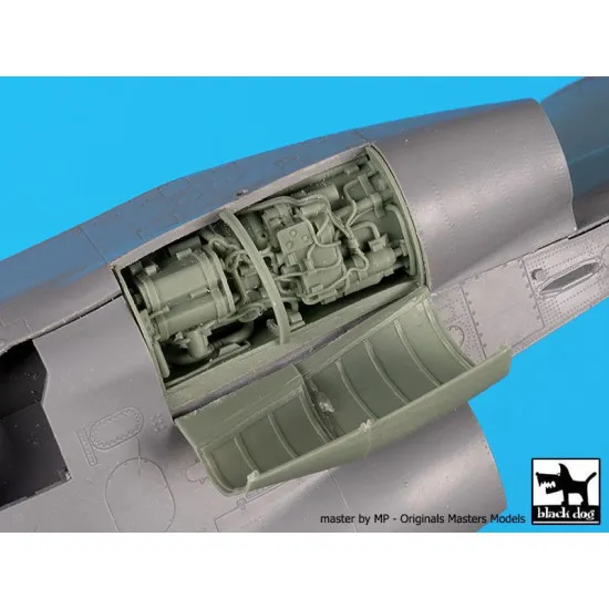 Black Dog A48164 1/48 SU-25 engine + spine for Zvezda