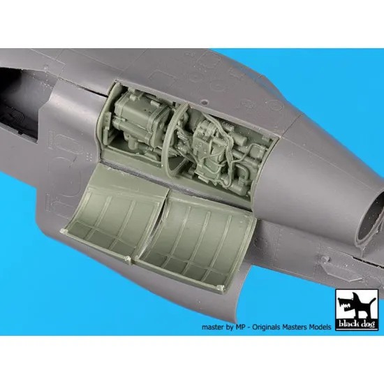 Black Dog A48164 1/48 SU-25 engine + spine for Zvezda