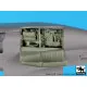 Black Dog A48164 1/48 SU-25 engine + spine for Zvezda