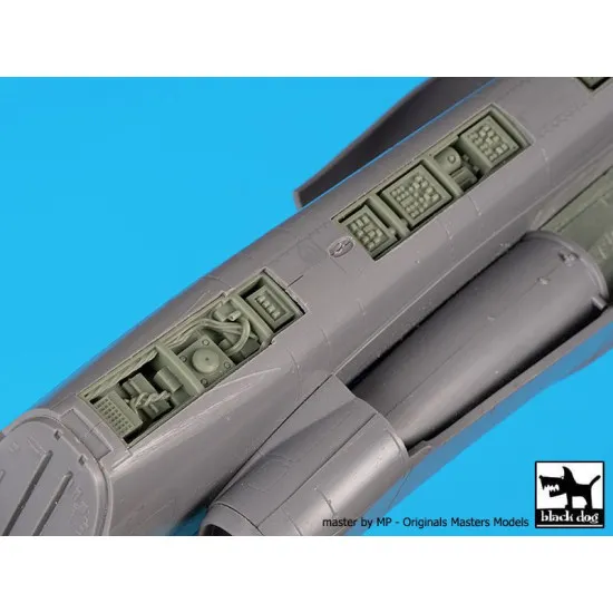 Black Dog A48164 1/48 SU-25 engine + spine for Zvezda