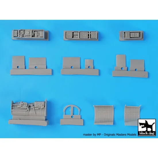 Black Dog A48164 1/48 SU-25 engine + spine for Zvezda