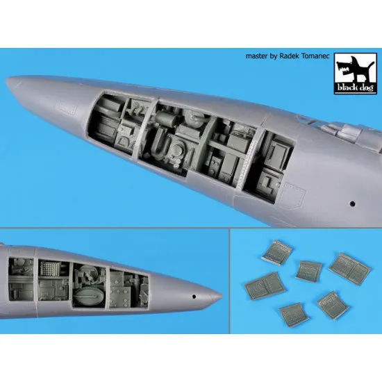 Black Dog A48173 1/48 Mig 23 BN electronic for Eduard