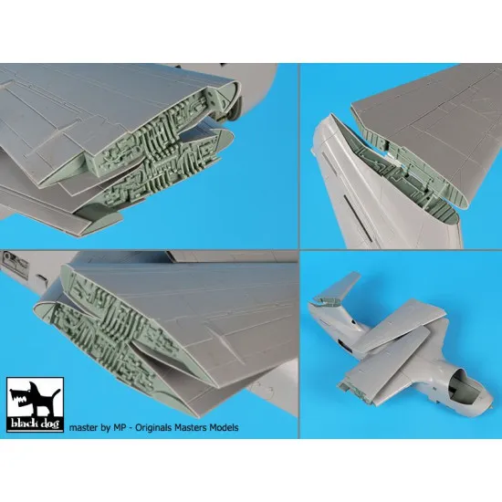 Black Dog A48177 1/48 Viking folding wings+tail for Italeri