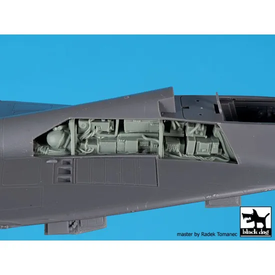 Black Dog A48179 1/48 Mig-29 9-12 electronics+spine for G.W.H