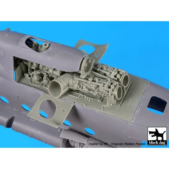 Black Dog A48188 1/48 Mil Mi 8 MT engines for Zvezda