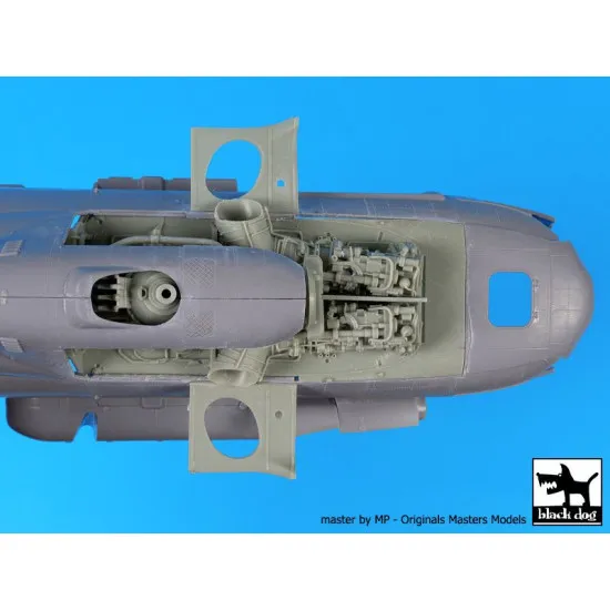 Black Dog A48188 1/48 Mil Mi 8 MT engines for Zvezda