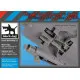 Black Dog A48192 1/48 Mirage 2000 cannons +radar for Kinetic