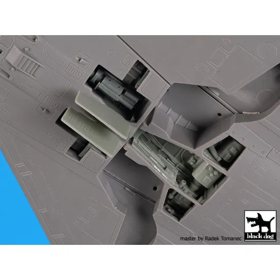 Black Dog A48192 1/48 Mirage 2000 cannons +radar for Kinetic