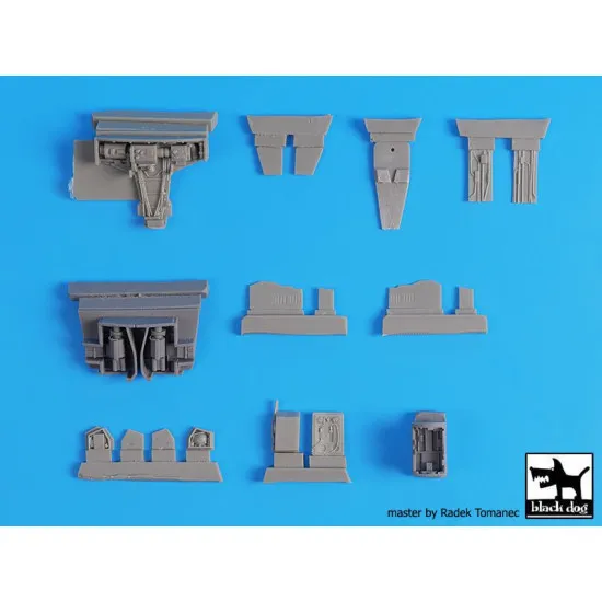 Black Dog A48192 1/48 Mirage 2000 cannons +radar for Kinetic