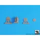 Black Dog A48192 1/48 Mirage 2000 cannons +radar for Kinetic
