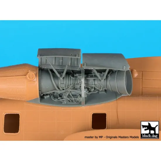 Black Dog A72013 1/72 MH-53 J engine for Italeri