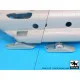 Black Dog A7202 1/72 CH-47 Chinnok ski accessories set for Italeri
