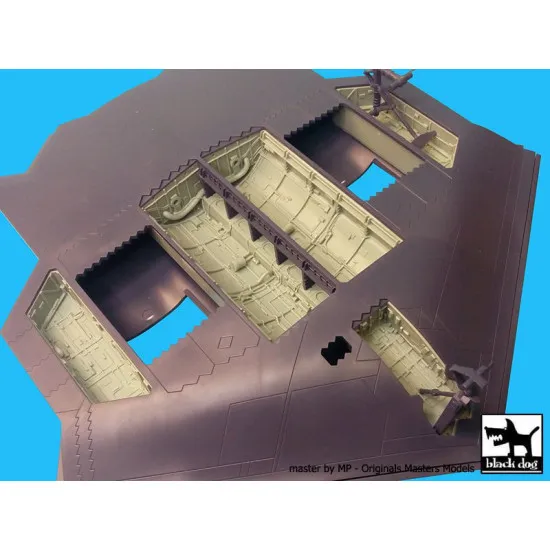 Black Dog A72021 1/72 B-2 Spirit bomb bay+wheel bays for Modelcollect