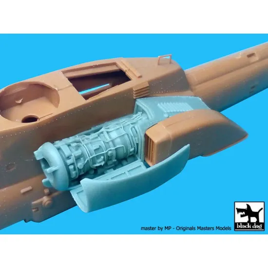Black Dog A72023 1/72 Mi 28 Havoc engine for Zvezda