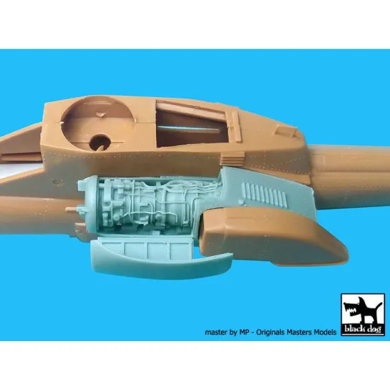 Black Dog A72023 1/72 Mi 28 Havoc engine for Zvezda