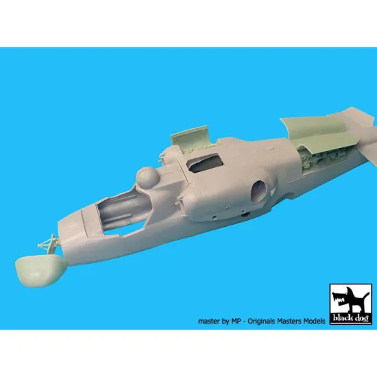 Black Dog A72024 1/72 Ka-52 Aligator electronic+engine for Zvezda