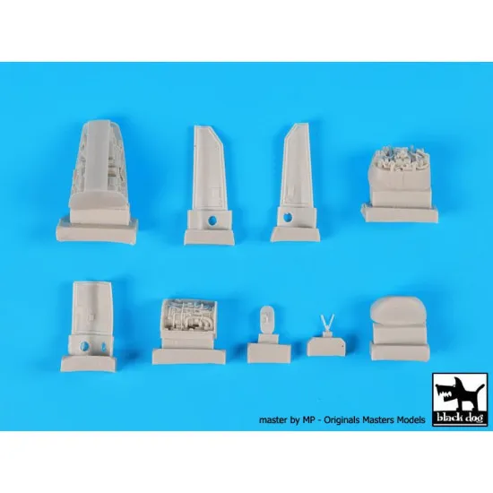 Black Dog A72024 1/72 Ka-52 Aligator electronic+engine for Zvezda