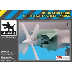 Black Dog A72025 1/72 UP-3 D Orion engine for Hasegawa