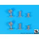 Black Dog A72030 1/72 A-10 2 engines for Academy