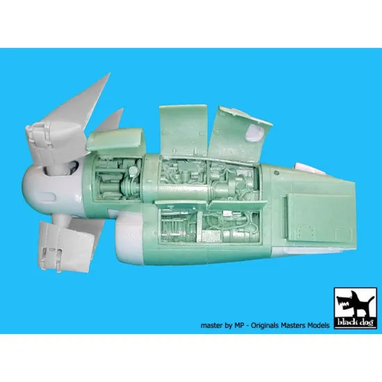 Black Dog A72039 1/72 V-22 Osprey engine for Hasegawa