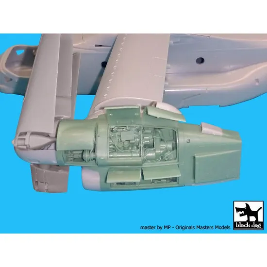 Black Dog A72039 1/72 V-22 Osprey engine for Hasegawa