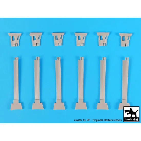 Black Dog A72040 1/72 V-22 Osprey propeller blades for Hasegawa