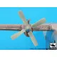 Black Dog A72042 1/72 C-130 propeller for Italeri