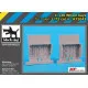 Black Dog A72043 1/72 C-130 wheel bays for Italeri