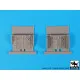Black Dog A72043 1/72 C-130 wheel bays for Italeri