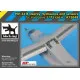 Black Dog A72049 1/72 MV- 22B Osprey Hydraulics and sensors for Hasegawa