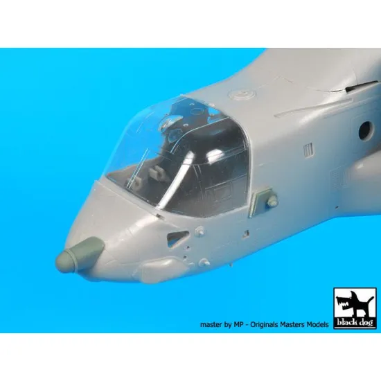 Black Dog A72049 1/72 MV- 22B Osprey Hydraulics and sensors for Hasegawa