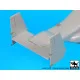 Black Dog A72049 1/72 MV- 22B Osprey Hydraulics and sensors for Hasegawa