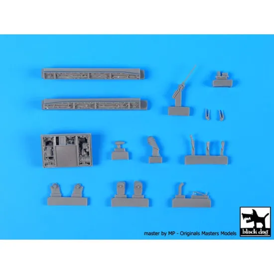 Black Dog A72049 1/72 MV- 22B Osprey Hydraulics and sensors for Hasegawa