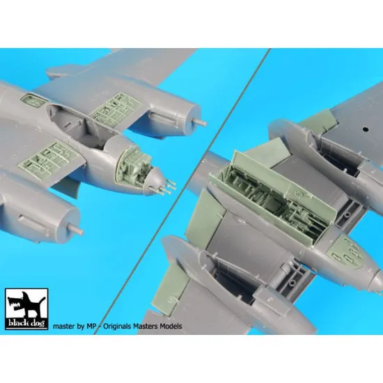 Black Dog A72052 1/72 De Havilland Mosquito Mk VI Big set for Tamiya