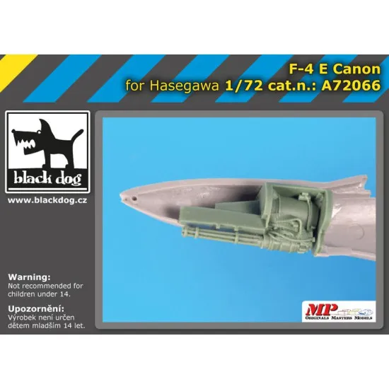 Black Dog A72066 1/72 F-4 E canon for Hasegawa