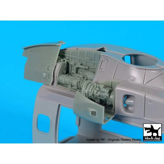 Black Dog A72076 1/72 EH-101 Merlin engine for Revell