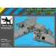 Black Dog A72080 1/72 AH-64 D Rear electronics for Academy