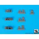 Black Dog A72080 1/72 AH-64 D Rear electronics for Academy