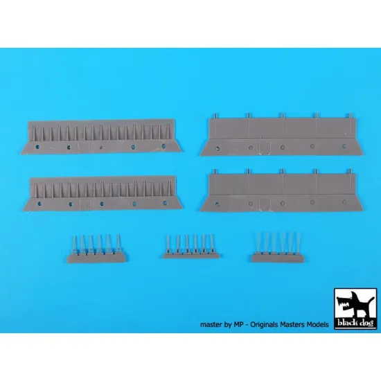 Black Dog A7209 1/72 UP-3 D Orion wing flaps for Hasegawa