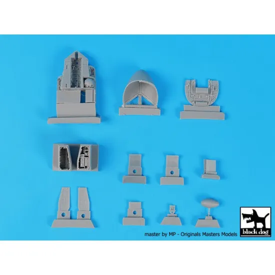 Black Dog A72096 1/72 S 3 A Viking radar + electronics for Hasegawa