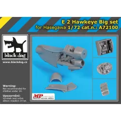 Black Dog A72100 1/72 E-2 Hawkeye big set for Hasegawa