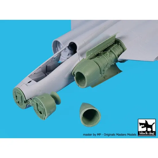 Black Dog A72103 1/72 Blackburn Buccaneer engine +radar for Airfix