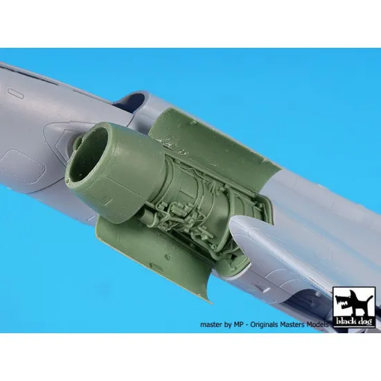 Black Dog A72103 1/72 Blackburn Buccaneer engine +radar for Airfix