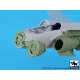 Black Dog A72103 1/72 Blackburn Buccaneer engine +radar for Airfix